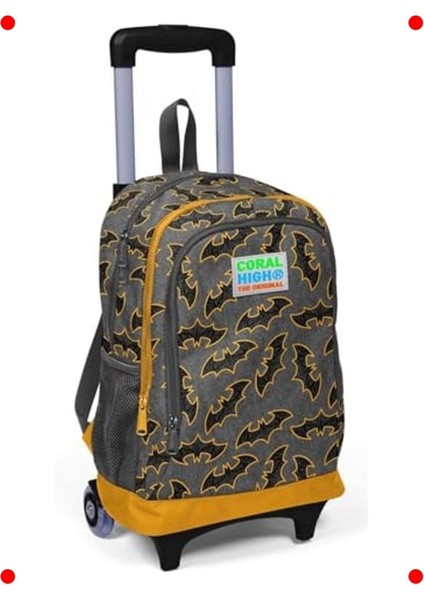 Işıklı Tekerlekli Çekçek Sırt Çantası - Çok Amaçlı