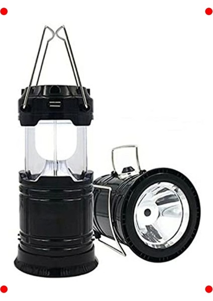 Güneş Enerjili Kamp Feneri & Fan, USB Şarjlı fiyatları