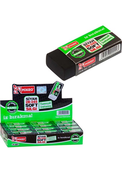 2b 20-24-30S Soft Siyah Silgi 30LU Kt fiyatları