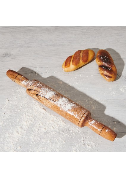 Vernikli Mini Merdane - Kahverengi - 39 cm