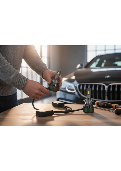 H7 Forge Yellow Xenon Günışığı 22.000LÜMEN 65W LED Zenon Garantili Ürün 12-24V (Ampül Rengi Işık Verir fiyatları