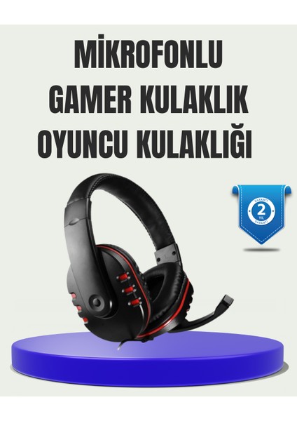 Techmrt Stereo Gaming Kulaklık – Yüksek Ses Kalitesi, Ergonomik Yapı