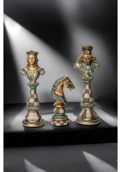 Dekoratif 3'lü Satranç Biblo fiyatları