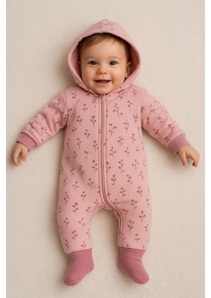 Posy Rose Kapşonlu Tulum