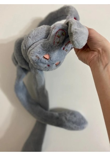 Peluş Tavşan Kulaklı Hareketli Yumuşak Sıcak Tutan Kulaklık