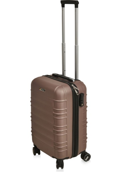 Travel Star Kabin Boy Abs Valiz - Platin - 57X37X23 cm modelleri