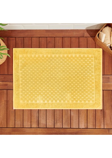 Vionel Ayak Havlusu - Sarı - 40X70 cm