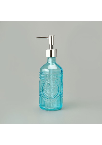 Bath 3'lü Cam Banyo Sıvı Sabunluk Seti - Mavi modelleri