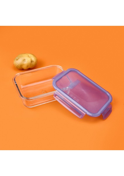 Lockie&lock Saklama Kabı - Şeffaf / Mavi - 1030 ml fiyatları