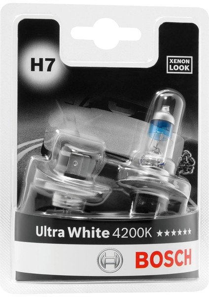 H7 Ultrawhite Xenon Görünümlü Gün Işığı Renginde Far Ampulü