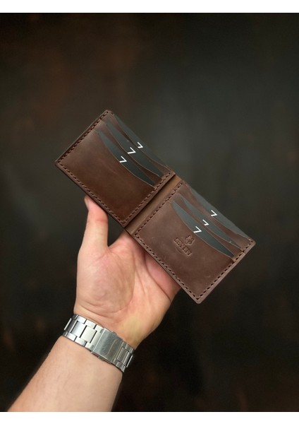 Taba El Yapımı Hakiki Deri Erkek Cüzdan