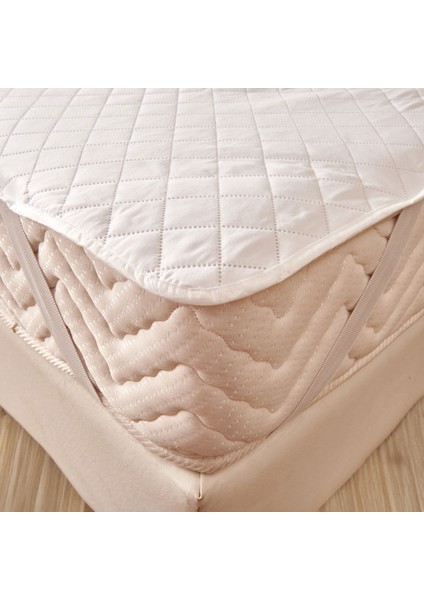 Soft Nando Basic Çift Kişilik Lastikli Alez - Beyaz - 160X200 cm modelleri