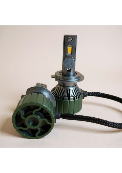 H7 Forge Yellow Xenon Günışığı 22.000LÜMEN 65W LED Zenon Garantili Ürün 12-24V (Ampül Rengi Işık Verir