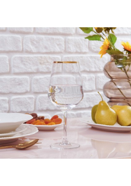 Avantgarde Gold 6'lı Ayaklı Bardak - 490 ml