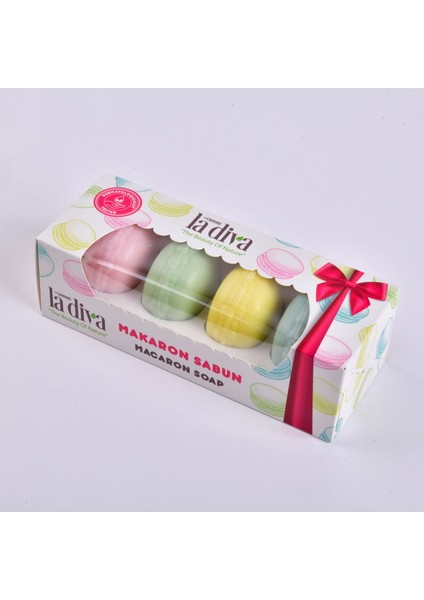 Diva 4'lü Makaron Sabun - Renkli fiyatları