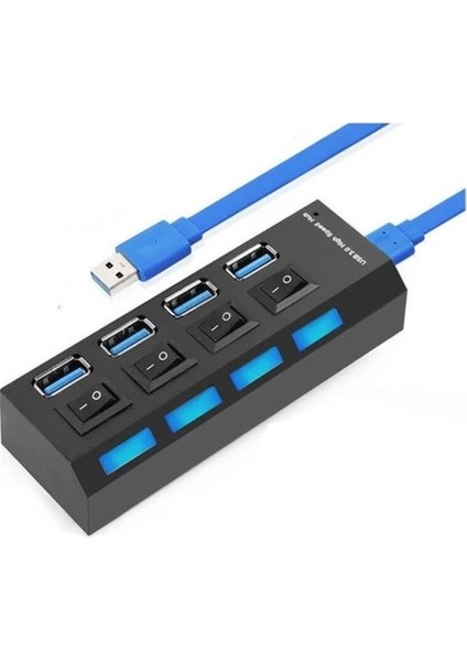 4 Port Hub USB 3.0 Çoklayıcı Çoğaltıcı Switch