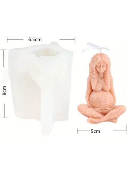 Doğa Ana Mum Silikon Kalıp Taş Tozu Epoksi Reçine Mum Silikon Kalıp Dayanıklı Esnek