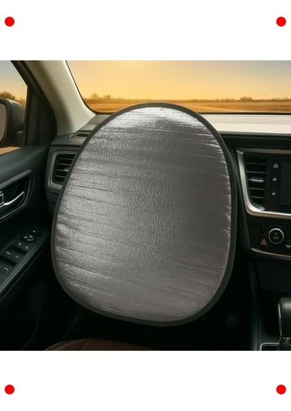 Araç Direksiyon Güneş Koruyucu Kılıf | Ön Cam Uyumlu