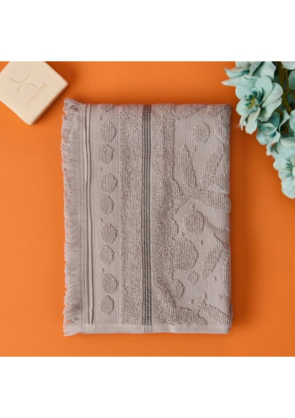 Soft Zeleno Yüz Havlusu - Gri - 50X70 cm