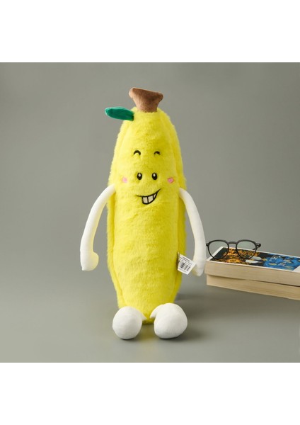 Soft Muz Figürlü Yastık - Sarı - 55X15 cm modelleri