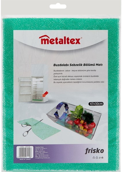 Buzdolabı Sebzelik Rutubet Önleyici - 25 cm