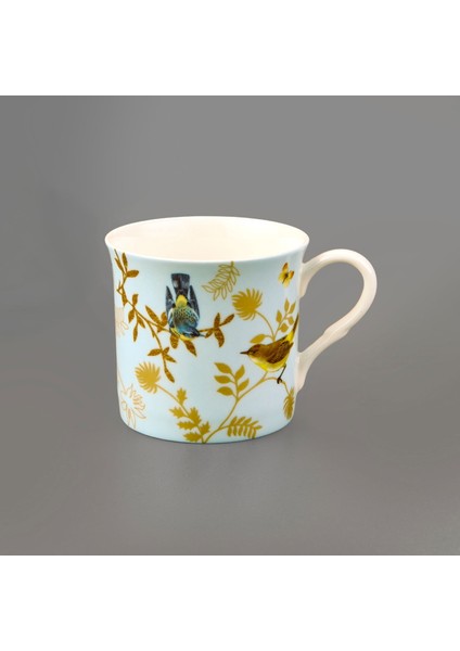 Kitchen Kuş Desenli New Bone Kupa - Renkli - 300 ml