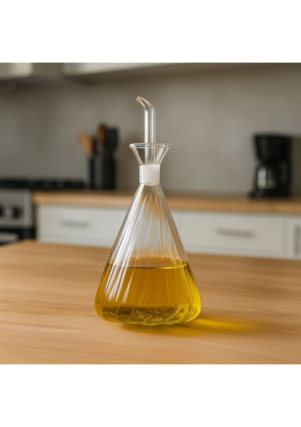 Cam Yağdanlık - Şeffaf - 1 Lt