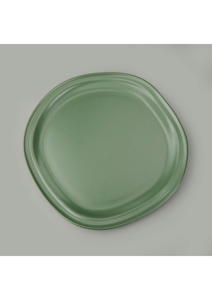 Kitchen Bloom Servis Tabağı - Yeşil - 29 cm