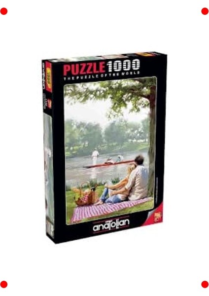 Romantik Piknik Temalı 1000 Parça Yapboz modelleri