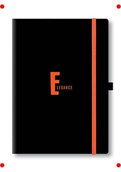 A4 Elegance Ciltli Çizgili Defter - 160 Sayfa