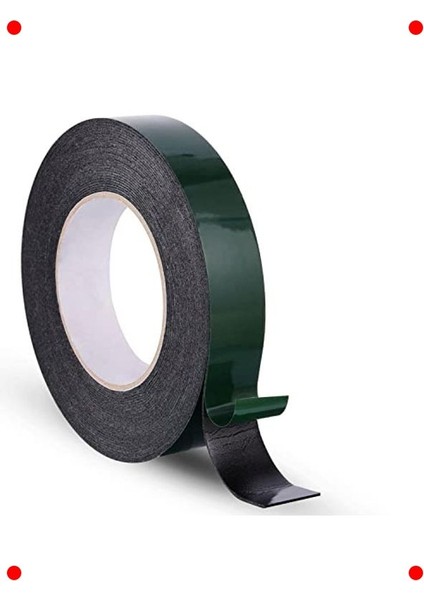 Çift Taraflı Siyah Eva Köpük Montaj Bandı