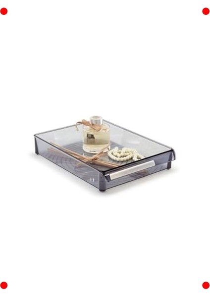 Çok Katmanlı Düzenleyici Raf Şeffaf Siyah fırsatları