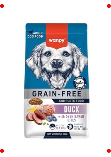 Tahılsız Ördekli Yetişkin Köpek Maması 1.5 kg