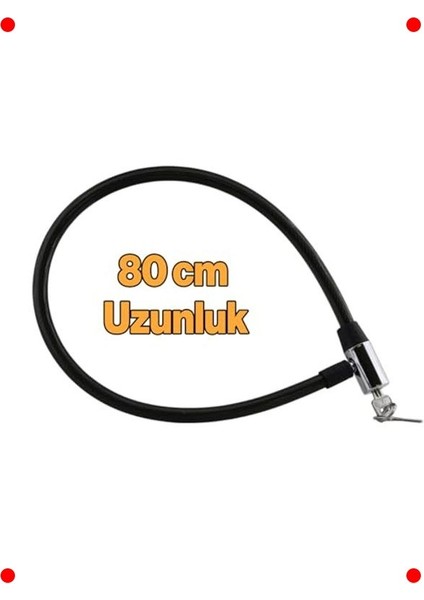 Motosiklet Bisiklet Için Halat Çelik Kilit 80 cm fiyatları