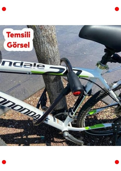 Motosiklet Bisiklet Için Halat Çelik Kilit 80 cm modelleri