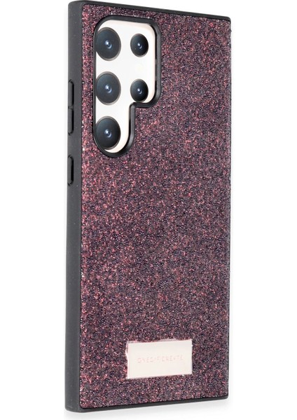 Samsung Galaxy S23 Ultra Uyumlu Parlak Simli Taşlı Premium Kalite Kadın Telefon Kılıfı Kapak modelleri