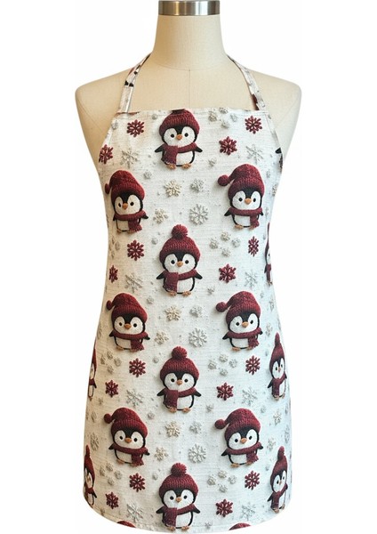 Unisex Mutfak Önlüğü Aşçı Önlüğü Yeni Yıl Yılbaşı Noel Baba fiyatları