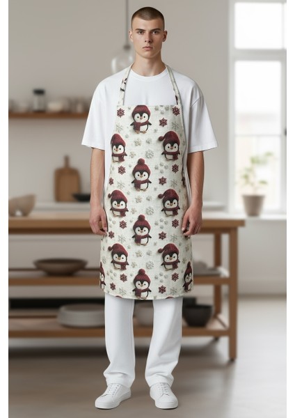 Unisex Mutfak Önlüğü Aşçı Önlüğü Yeni Yıl Yılbaşı Noel Baba indirimleri