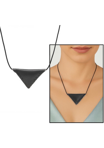 Siyah Ip Zincirli Isme Özel Yazılı Siyah Gerçek Deriden El Yapımı Kadın Cevşen Kolye fırsatları