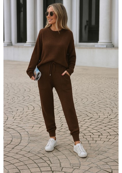 Kadın Rahat Kalıp Örgü Triko Tasarım Alt Üst Takım modelleri