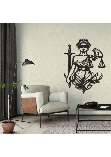 Duvar Dekorasyon Ürünü Adalet ve Terazi Dekoru