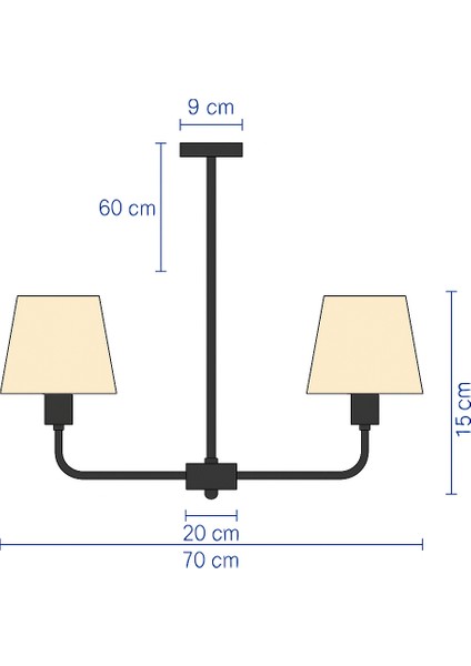 ✨ Nuda Lıght — Noirstone Sarkıt Lamba indirimleri