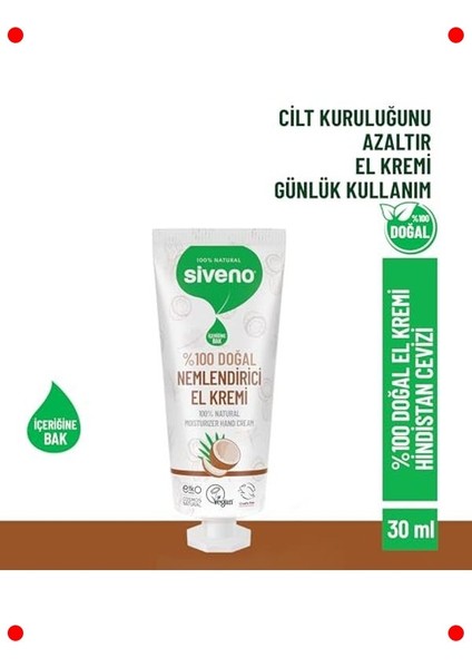 Vegan El ve Vücut Kremi - Yoğun Nemlendirici 30 ml fiyatları