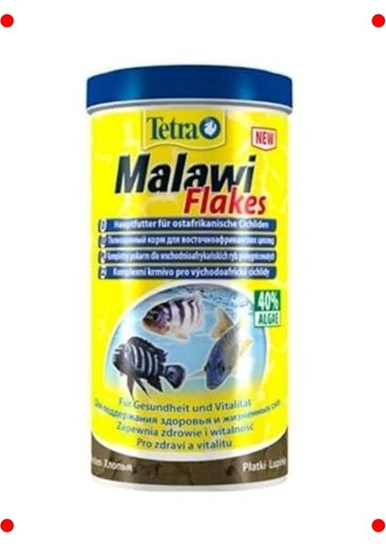 Malawi Flakes Akvaryum Balık Yemi 250 ml