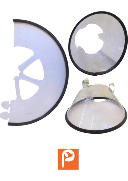 Şeffaf Elizabeth Yakalık Kedi-Köpek Boyunluk 5 cm indirimleri