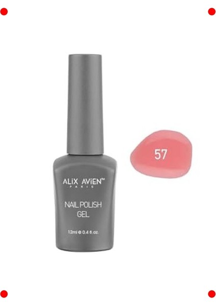 Yavruağzı Kalıcı Jel Oje 57 - Yoğun Renk 12ML