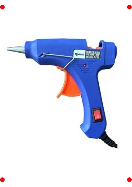 Sıcak Silikon Tabancası ve 5 Adet Yapıştırıcı Çubuğu