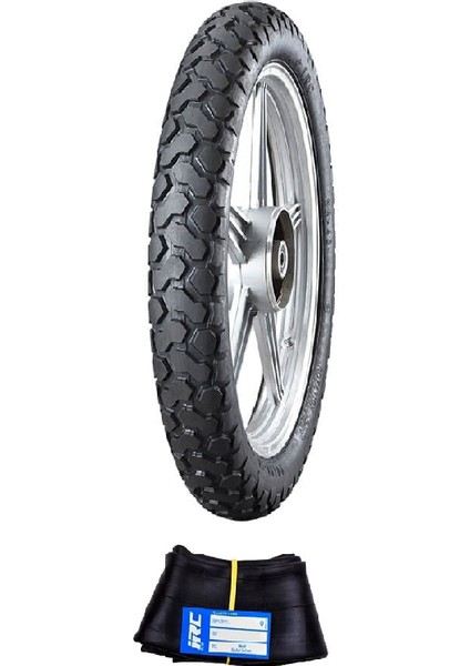 Irc 18 Jant 90/90-18 Tube Type (Iç Lastikli) Nr-48 Motosiklet Dış Lastiği + Irc 2.75/3.00-18 Iç Lastik Seti