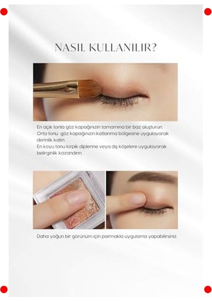 3 Renkli Dökülme Yapmayan Göz Farı Paleti No.3 fırsatları