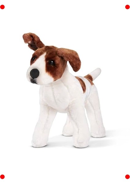 Büyük Boy Peluş Köpek Oyuncak, Jack Russell Terrier